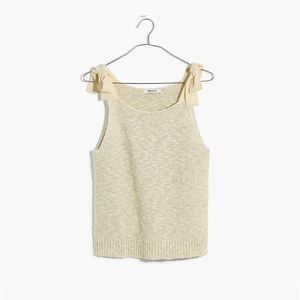 Madewell Highgate Tie-Strap Sweater Tank